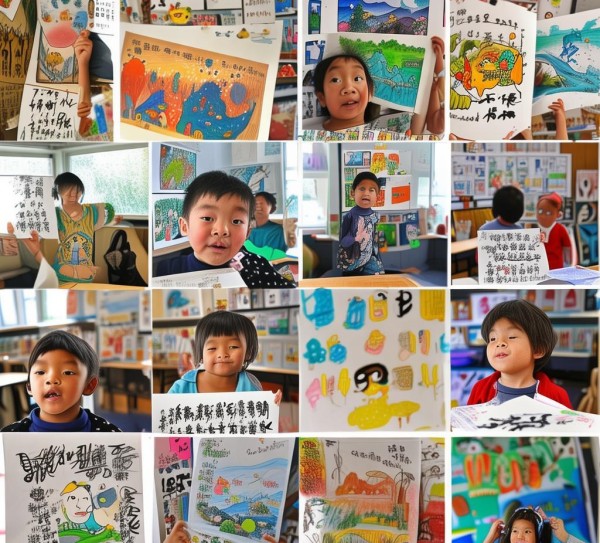 童真绘梦，二年级硬笔书画艺术展,童真绘梦，二年级硬笔书画艺术展,书法,第1张