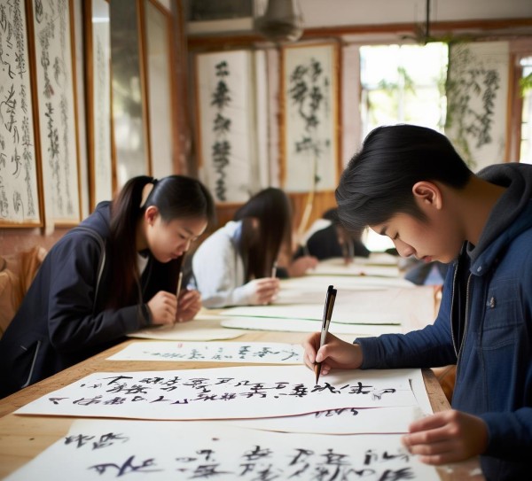 三人行书画艺术学校，铸就学子书法梦想，传承硬笔书法艺术之美,三人行书画艺术学校，铸就学子书法梦想，传承硬笔书法艺术之美,书法,书法展,第1张