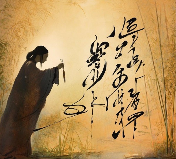 墨舞风华，行云流水书法艺术鉴赏之旅,墨舞风华，行云流水书法艺术鉴赏之旅,书法,第1张