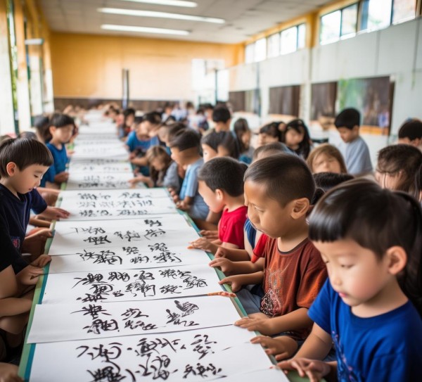 墨香校园，中小学生硬笔书画展，探寻传统与创新之美,墨香校园，中小学生硬笔书画展，探寻传统与创新之美,书法,硬笔书画,第1张