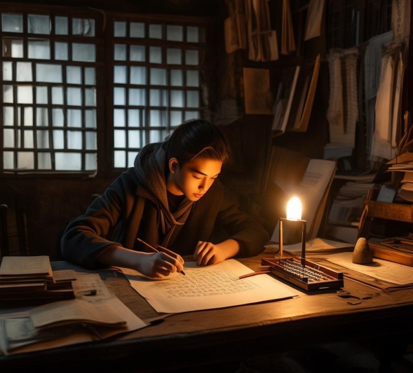 书法学子生活智慧，月生活费精算之道,书法学子生活智慧，月生活费精算之道,书法,第1张