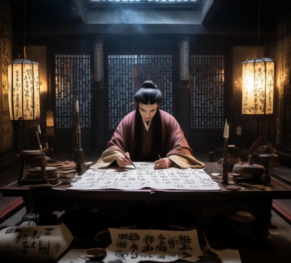 学八大山人的书法秘境，揭秘隐世书法大师身份之谜,学八大山人的书法秘境，揭秘隐世书法大师身份之谜,书法,第1张