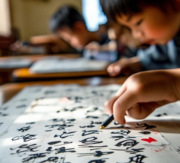 六年级学生硬笔书法中的诗意之旅,六年级学生硬笔书法中的诗意之旅,书法,第1张